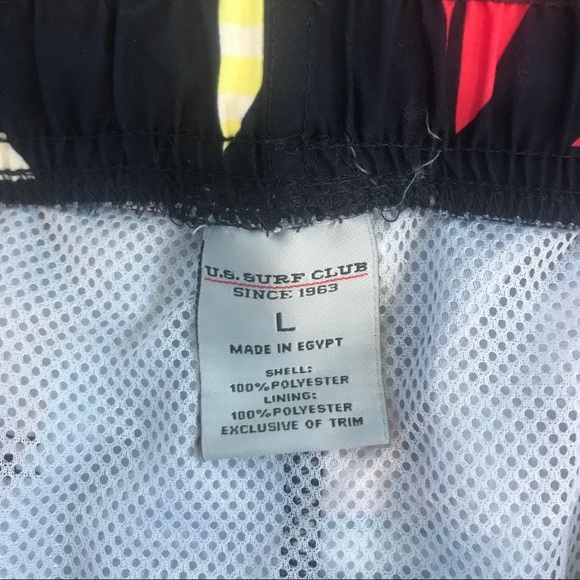 U.S. Surf Club Men’s Swim Trunks - Picture 4 of 4